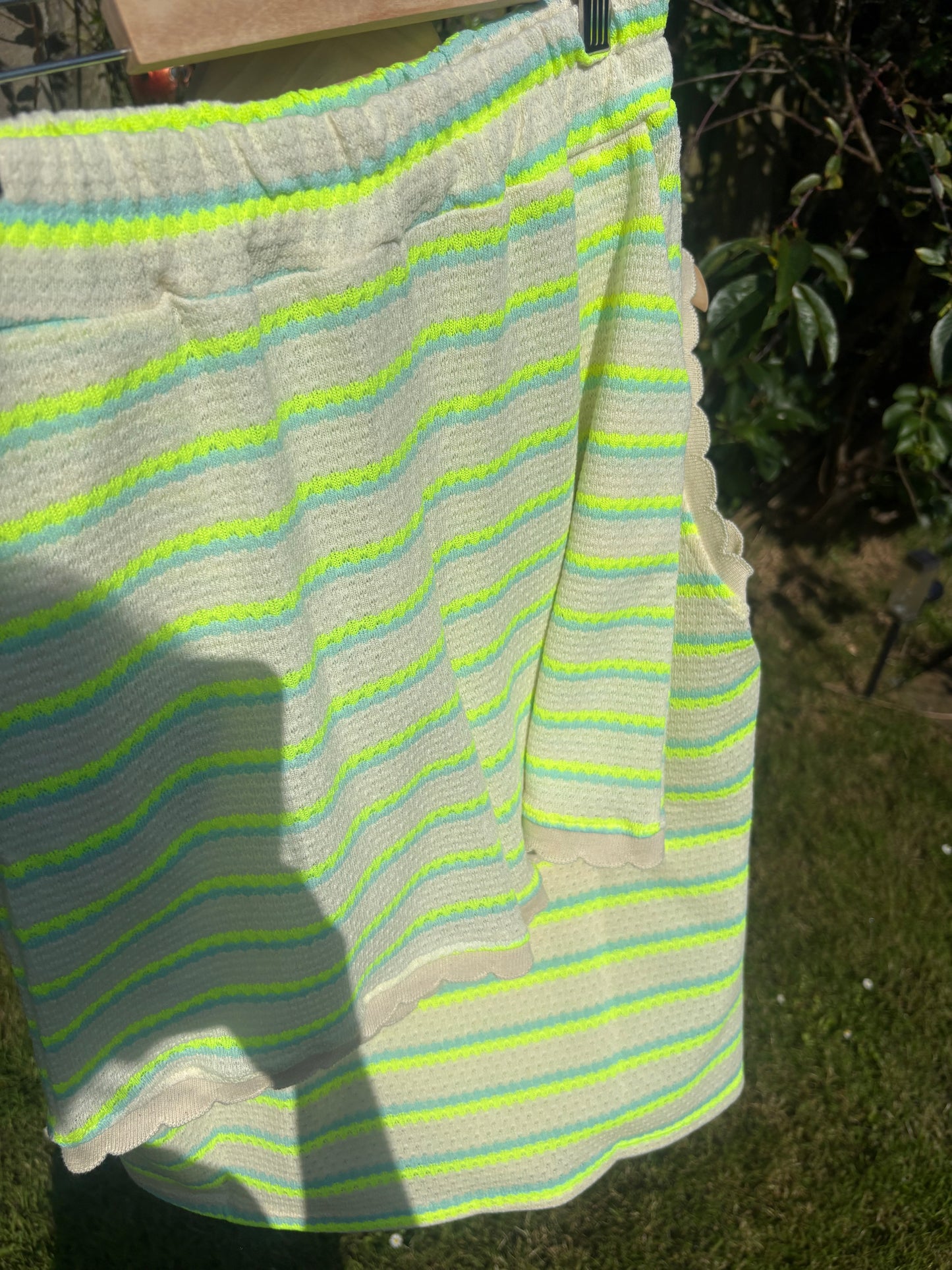 Green scalloped Knit Co-Ord