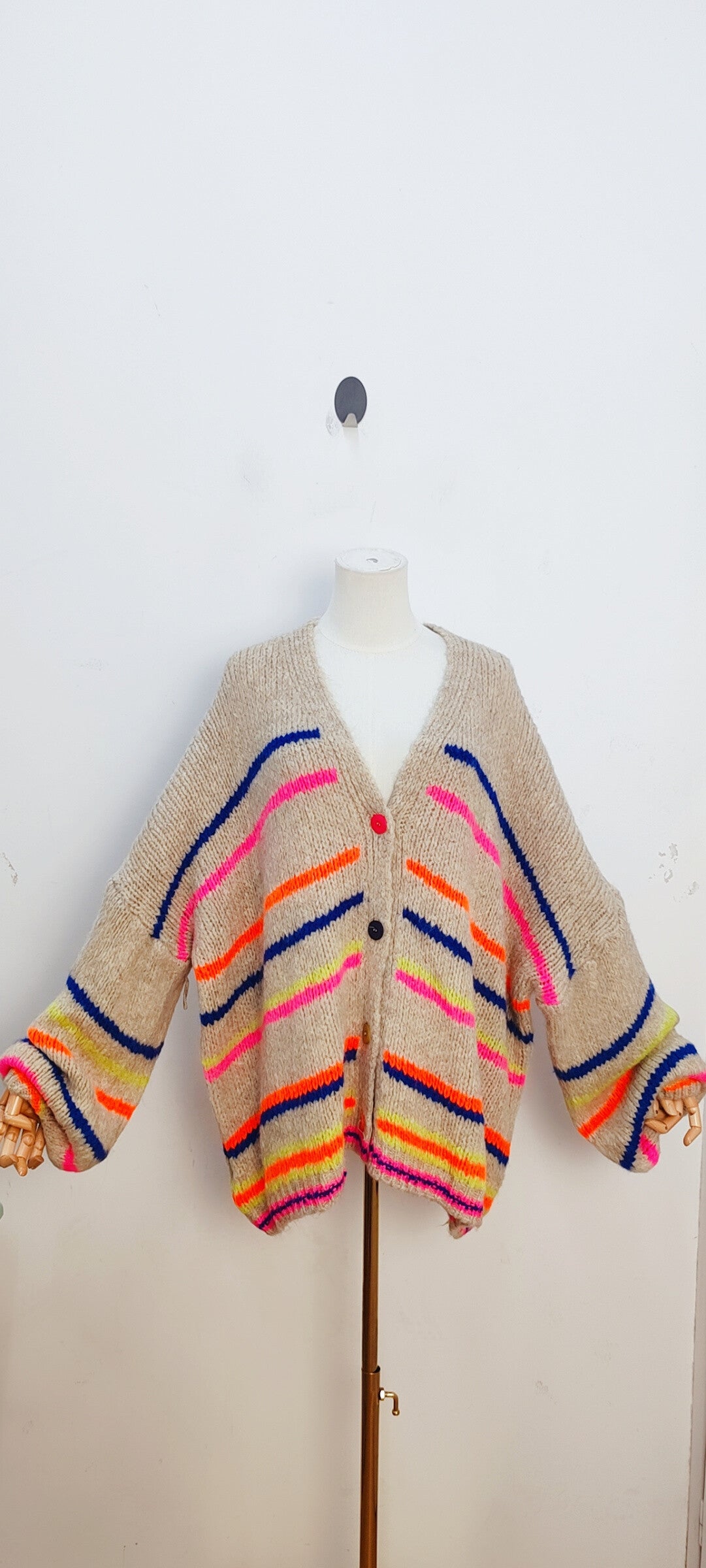 Multi Striped Cardi