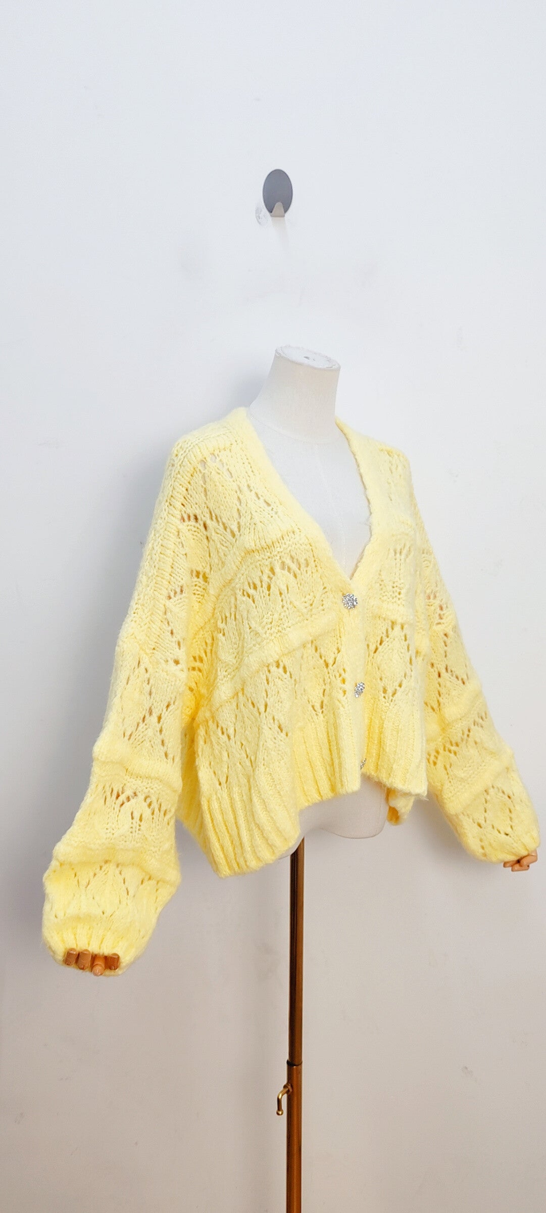 Lemon soft knit Cardi
