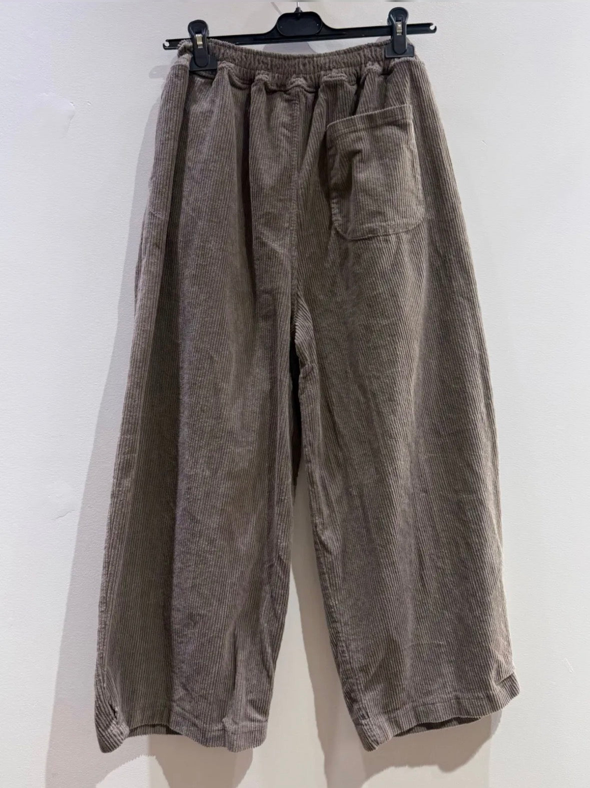 Taupe cord trousers