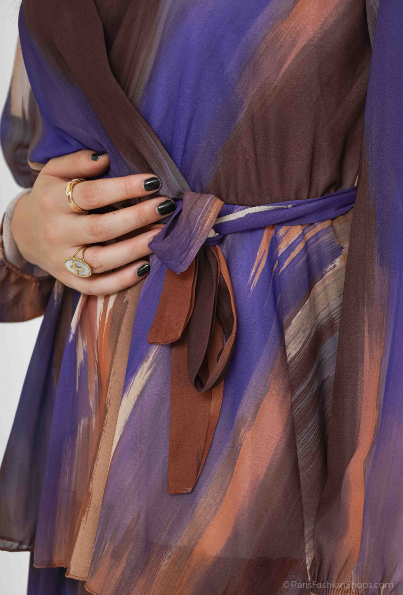 Purple Blended Dress