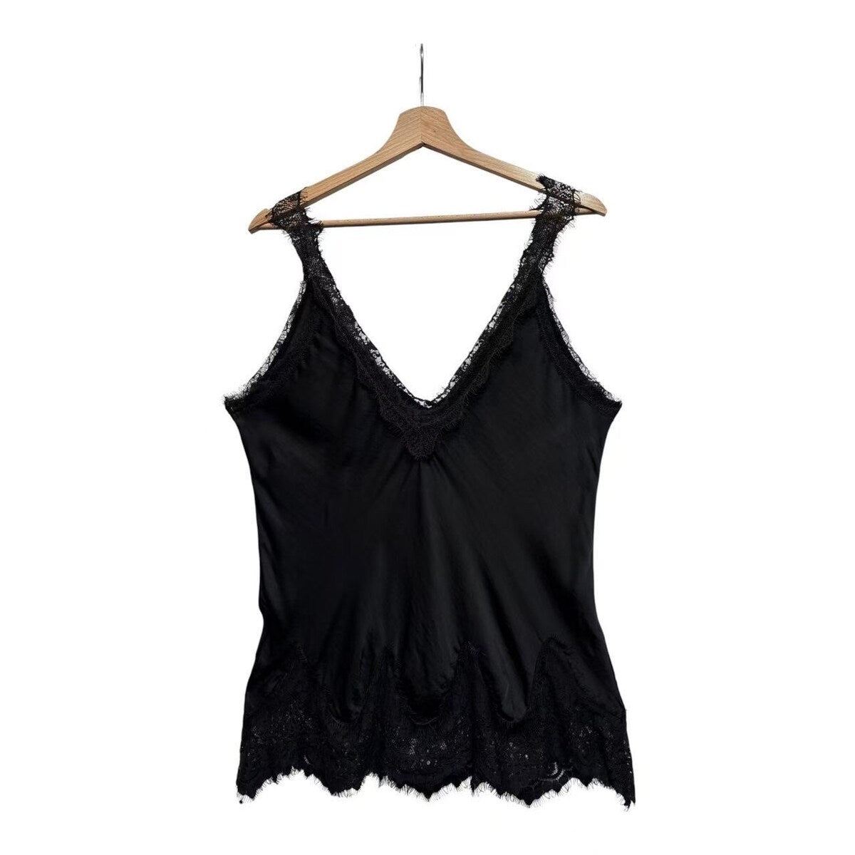 Silk mix Black Cami