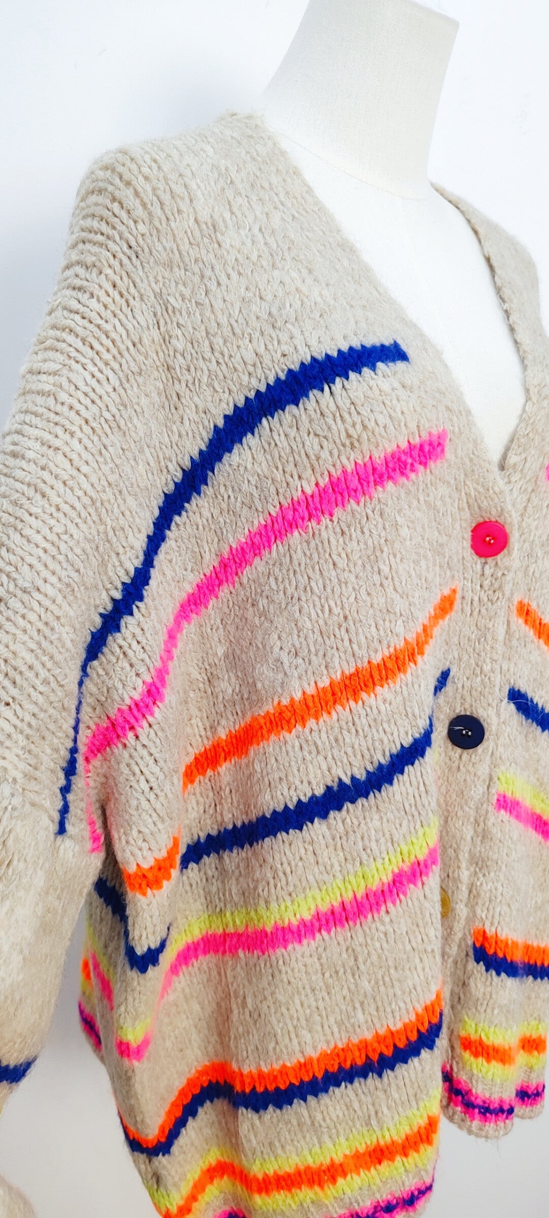 Multi Striped Cardi