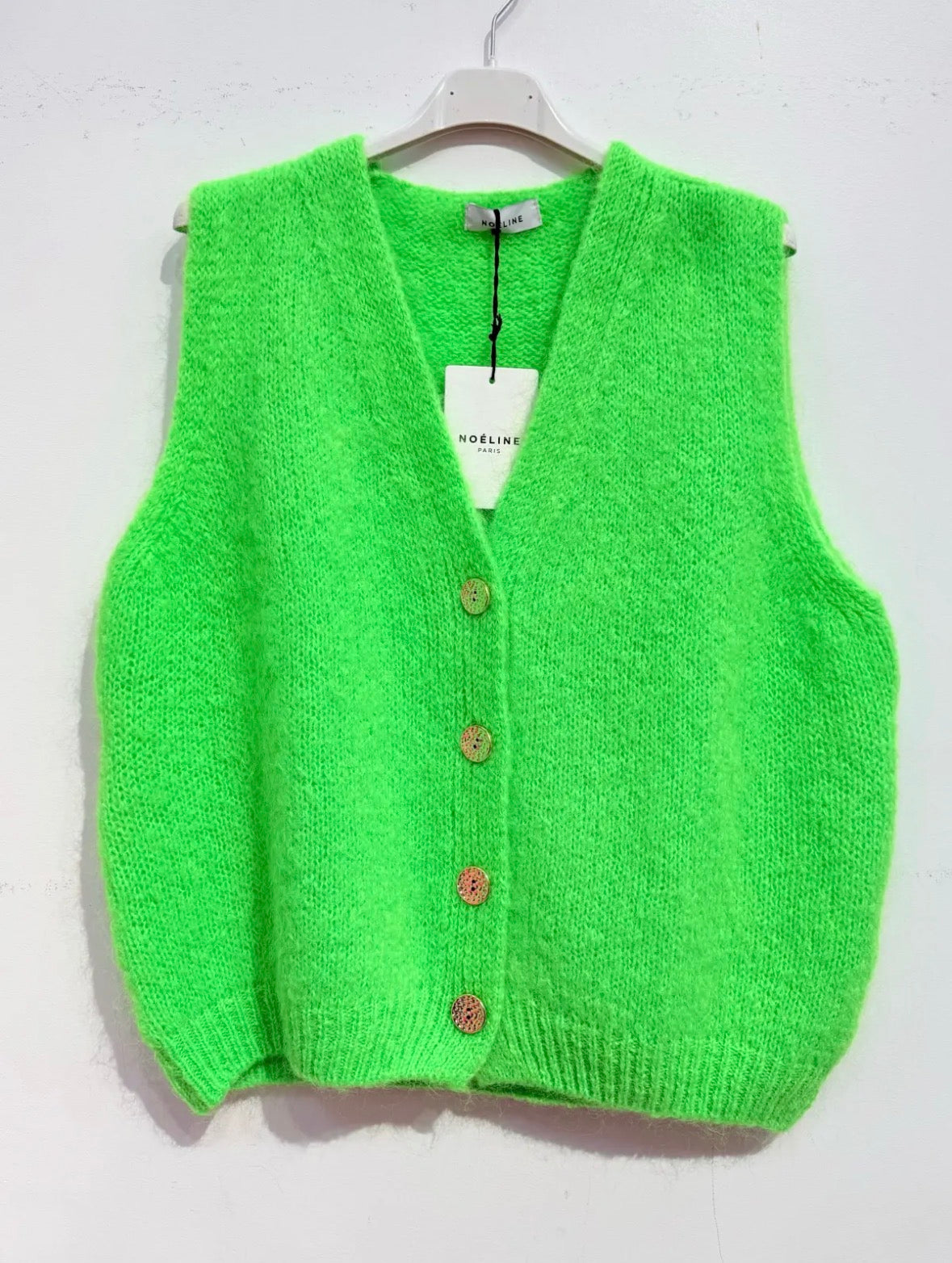 Green Mohair Vest