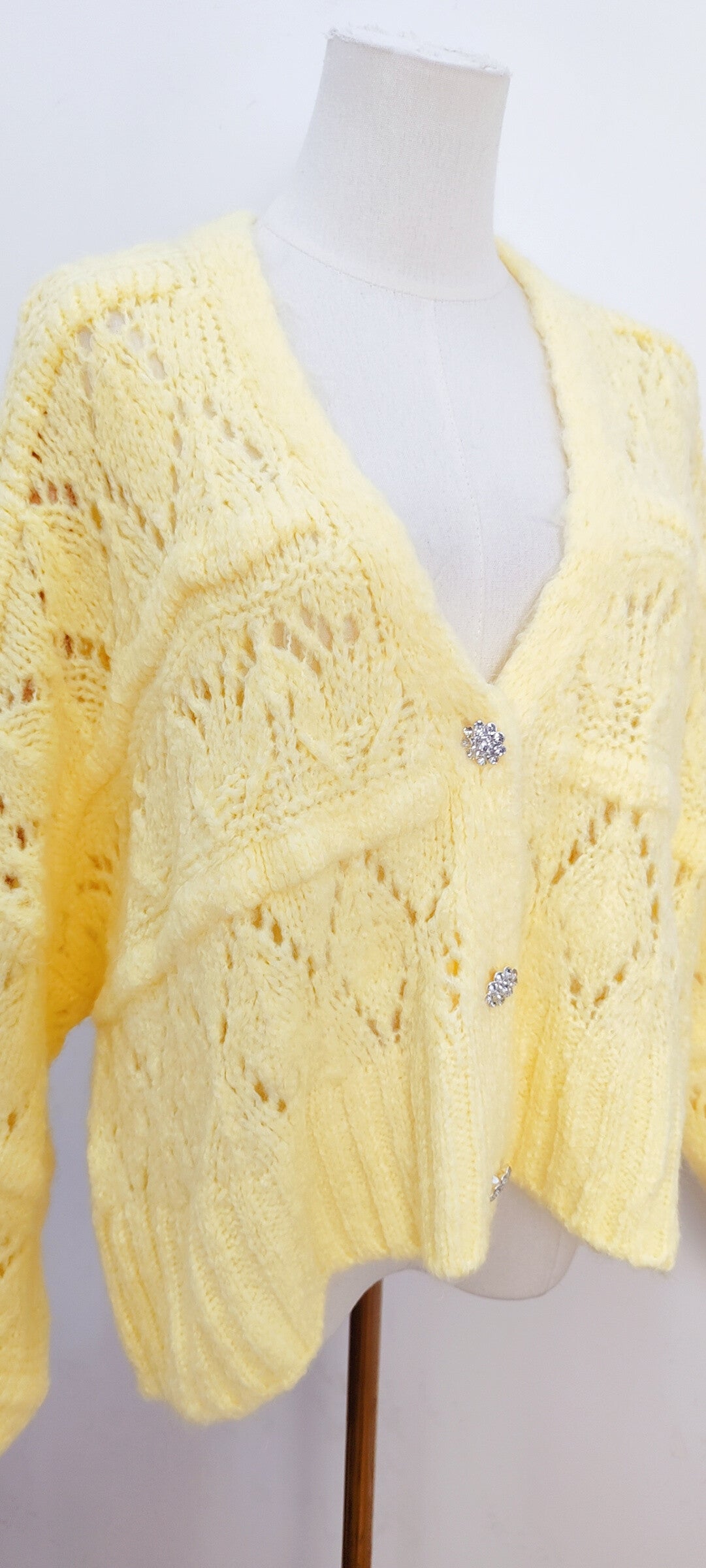Lemon soft knit Cardi