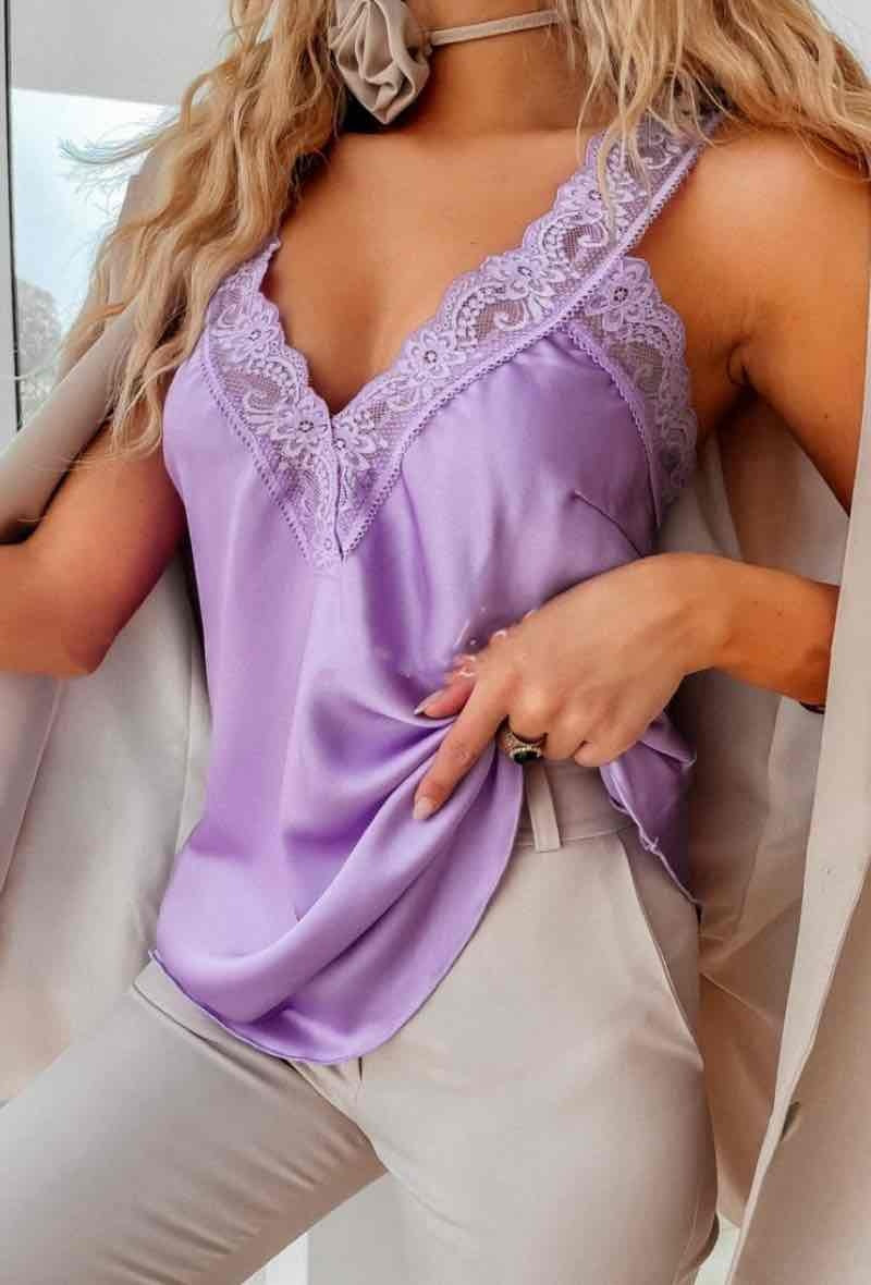 Lilac lace cami perfect pro add to your spring summer wardrobe