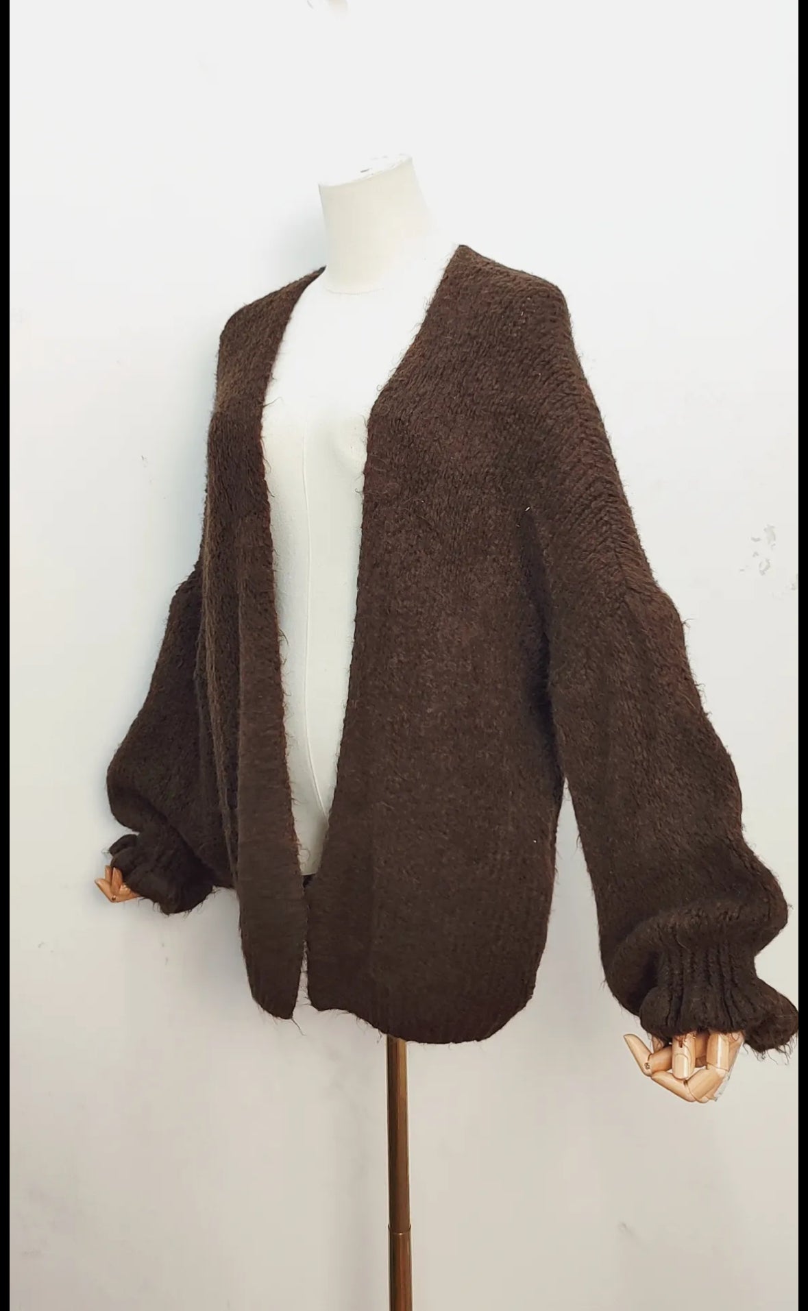 Chocolate soft knit