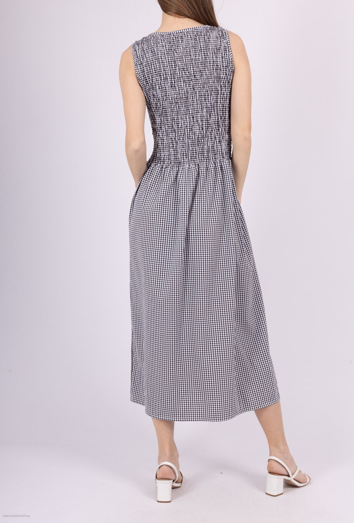 Black Checkered Dress