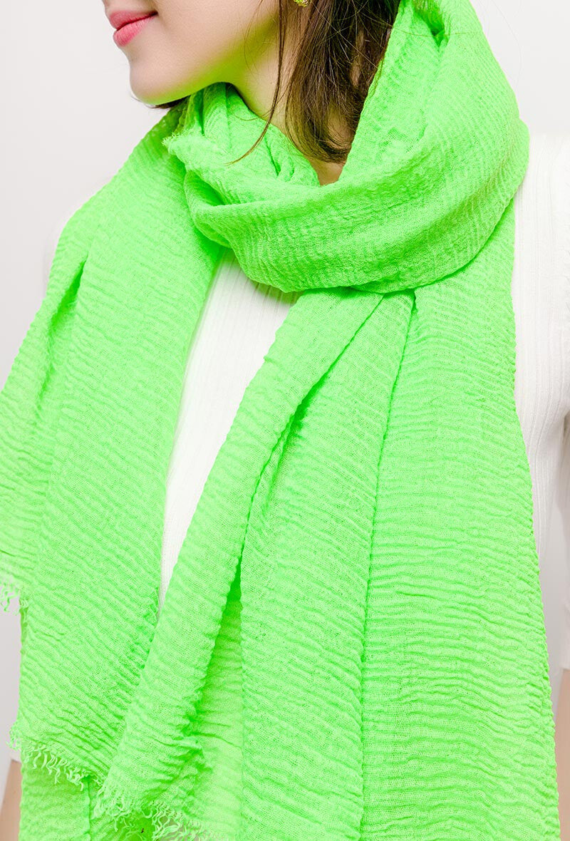 Green Flash Light Scarf