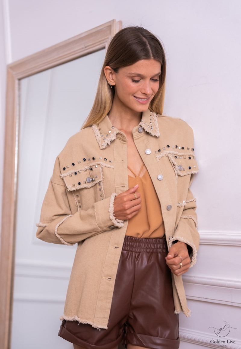 Taffy Studded Shirt