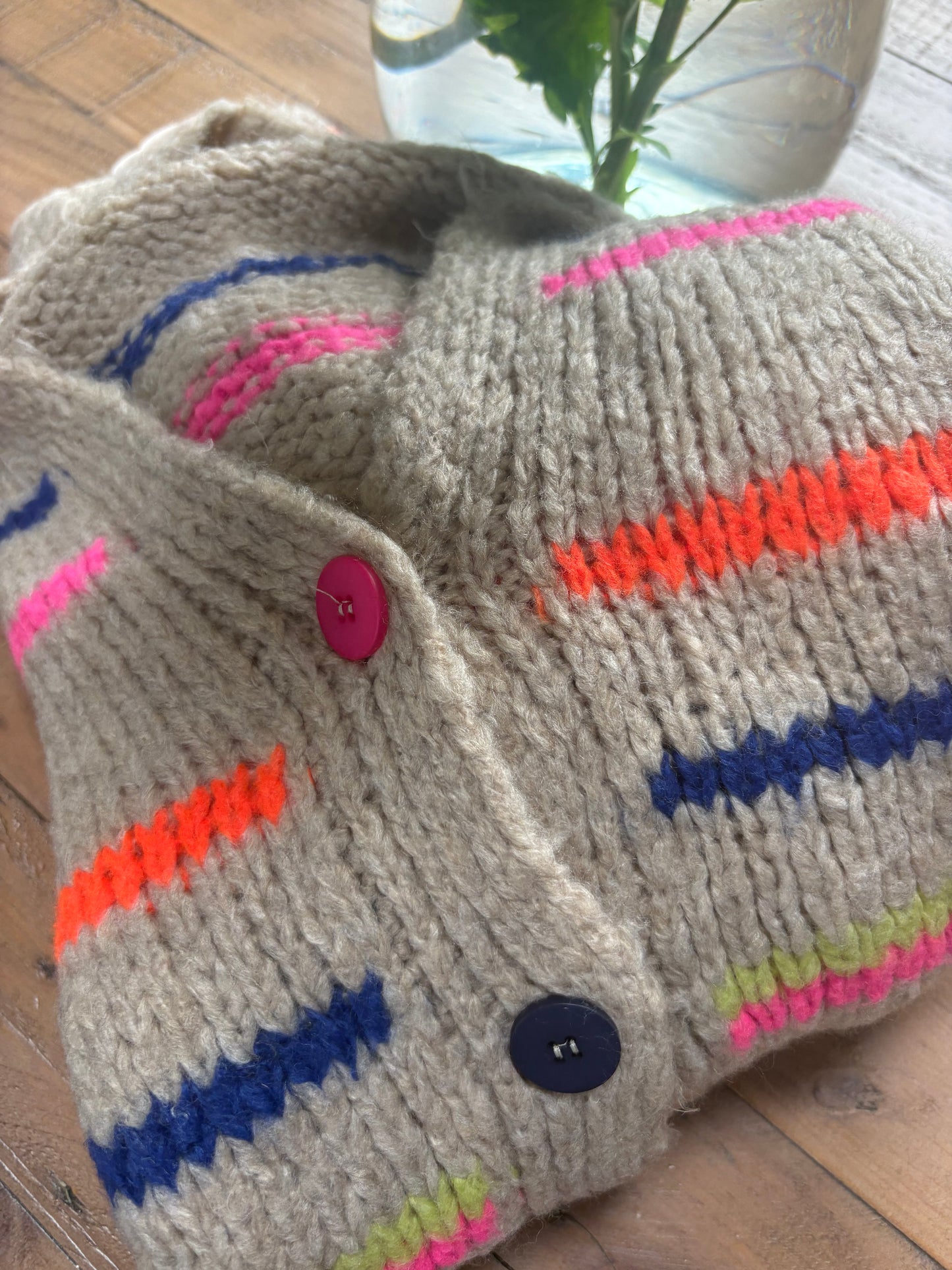 Multi Striped Cardi