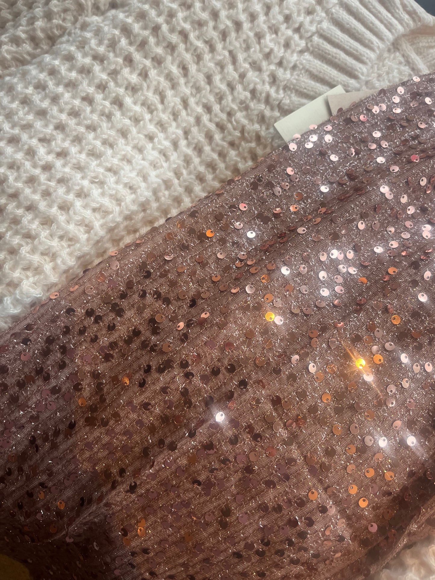 Bronze Sequined Skirt