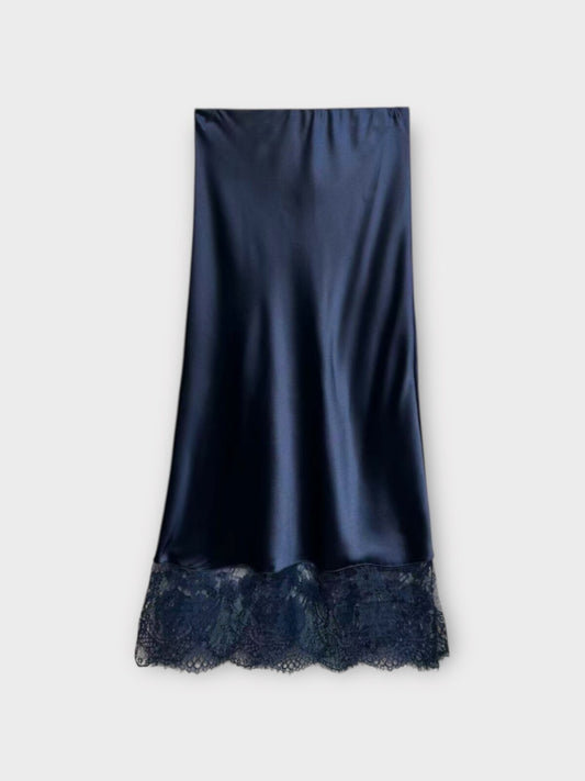 Navy Lace skirt