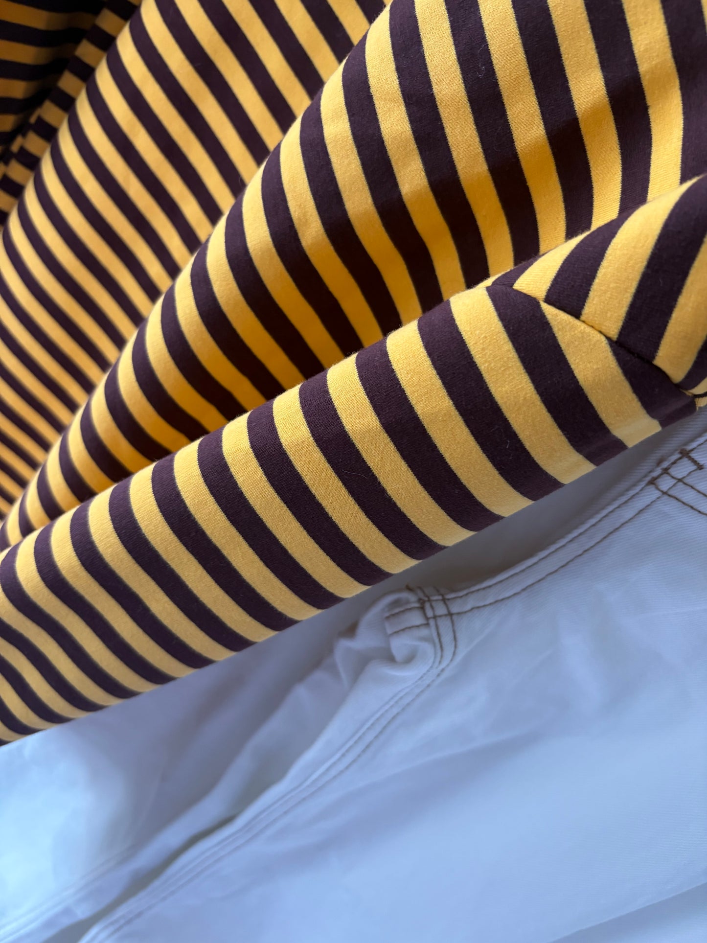 Oversized Stripe Sweatshirt