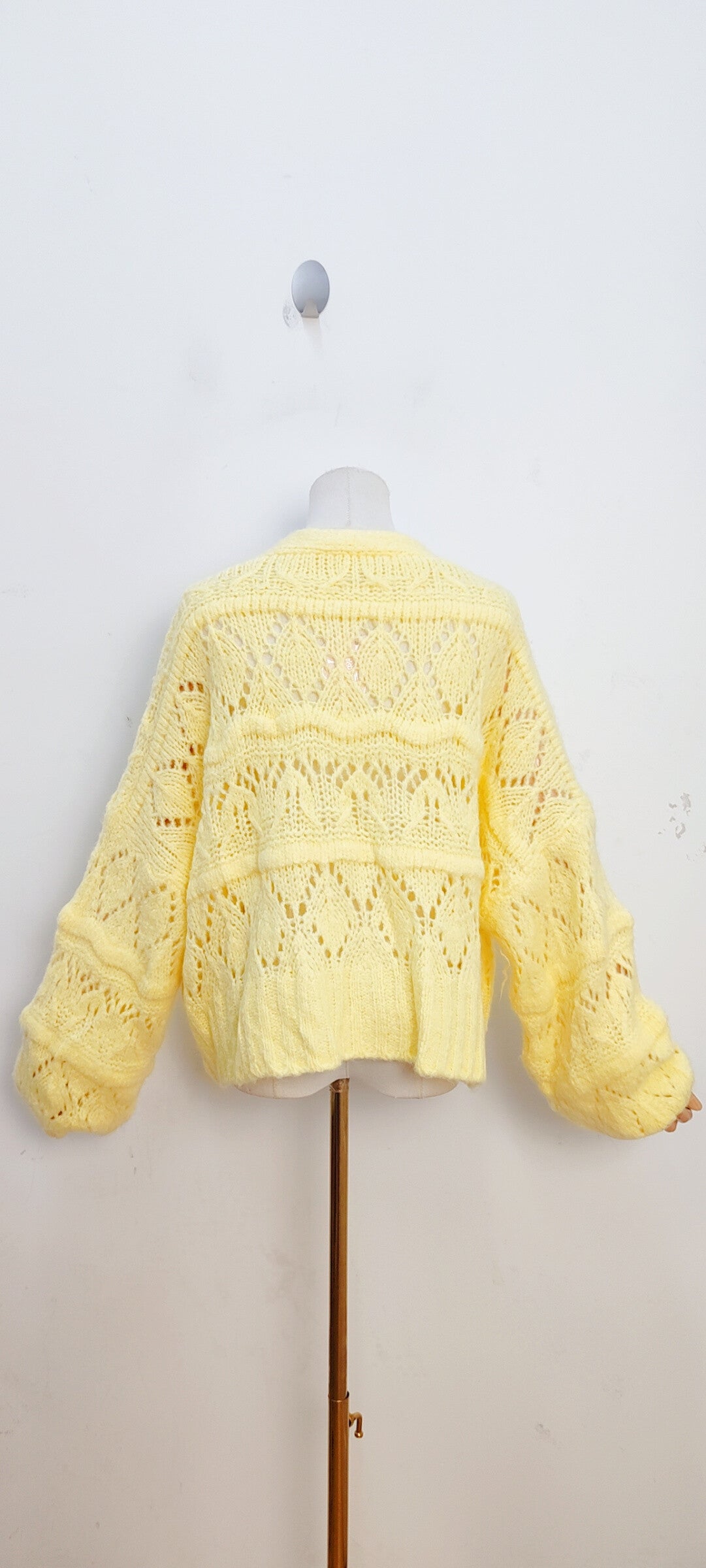 Lemon soft knit Cardi