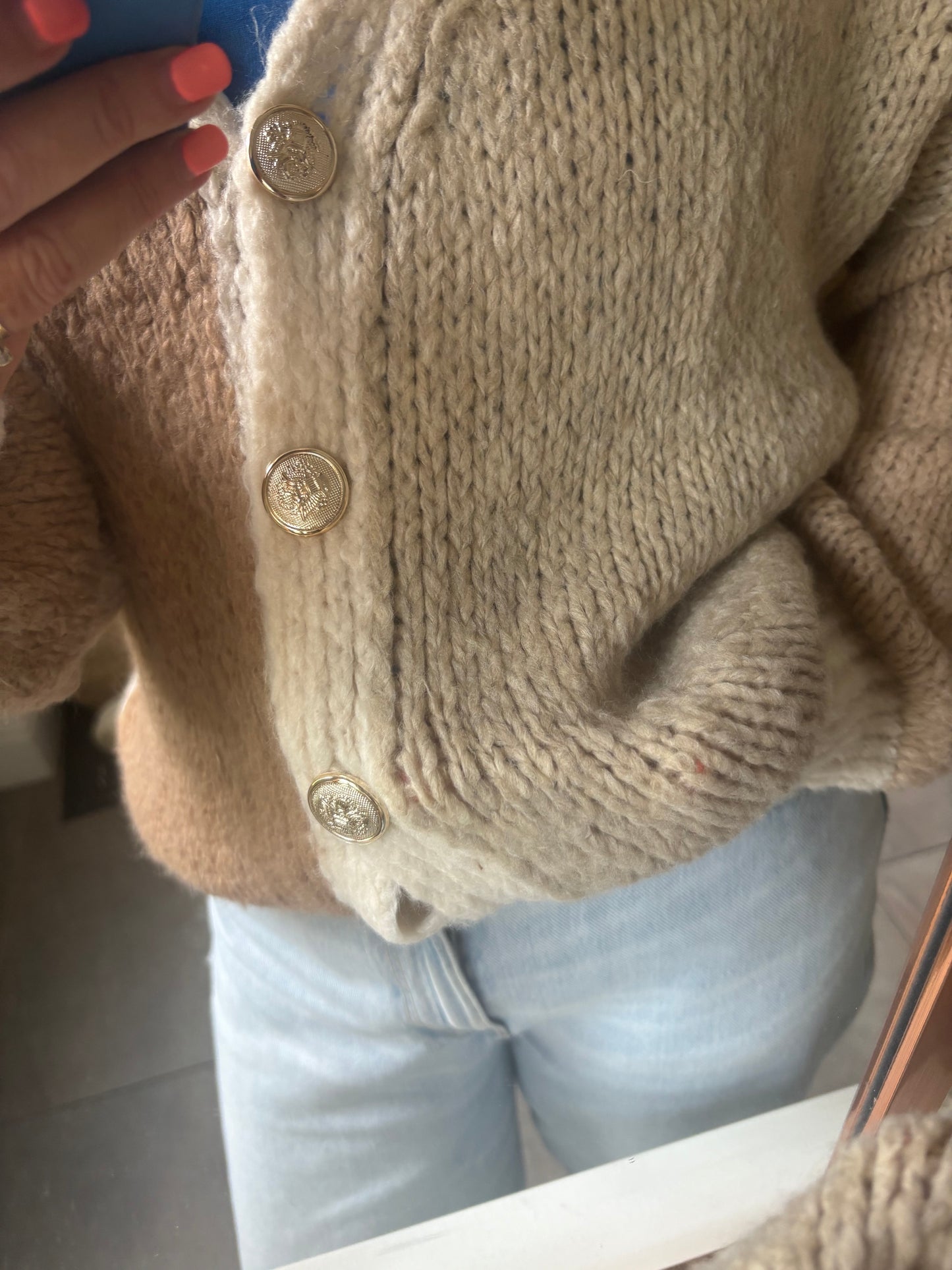 Neutrals Wool Cardi