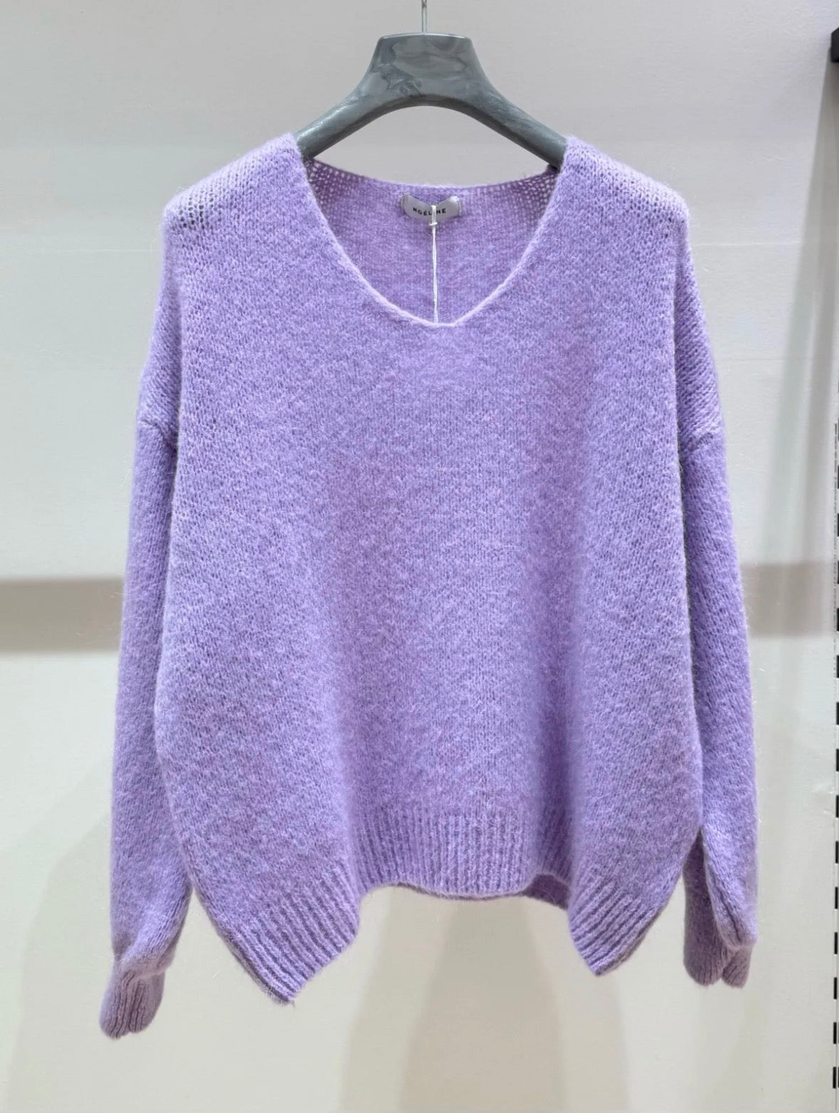 Lilac Mohair Sweater