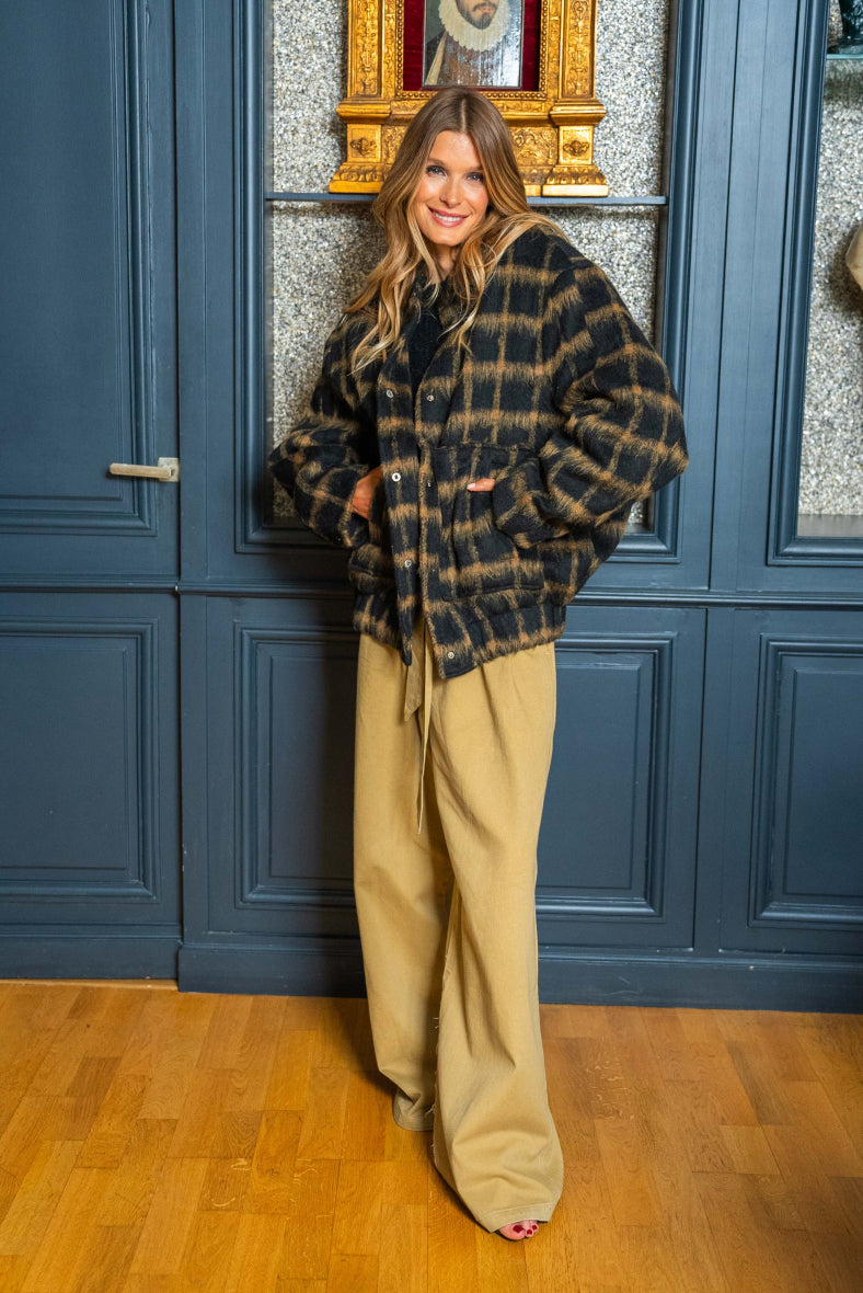Checked Wool jacket