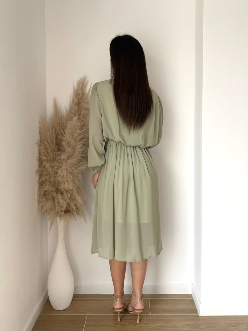 Mint green dress