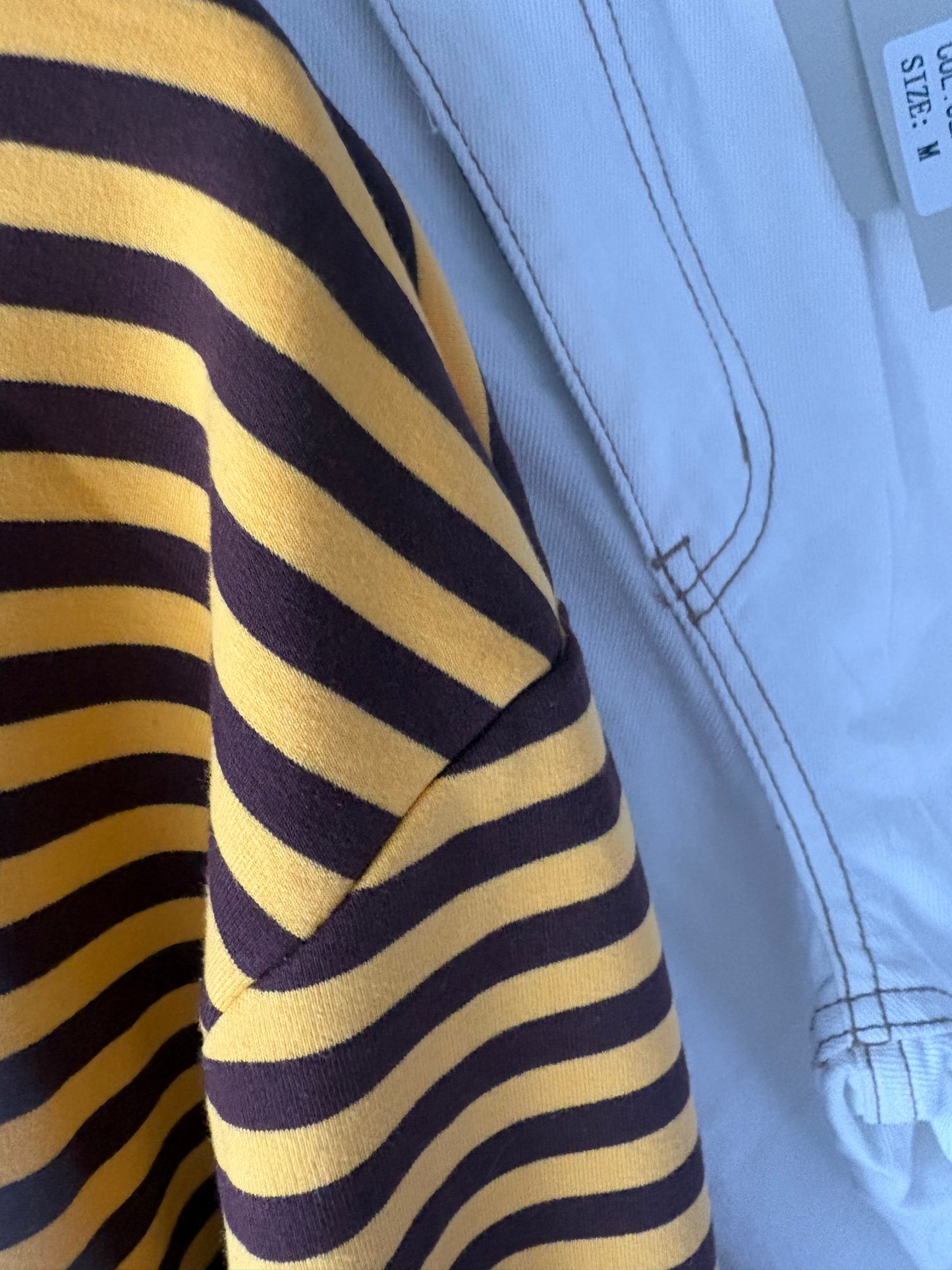 Oversized Stripe Sweatshirt