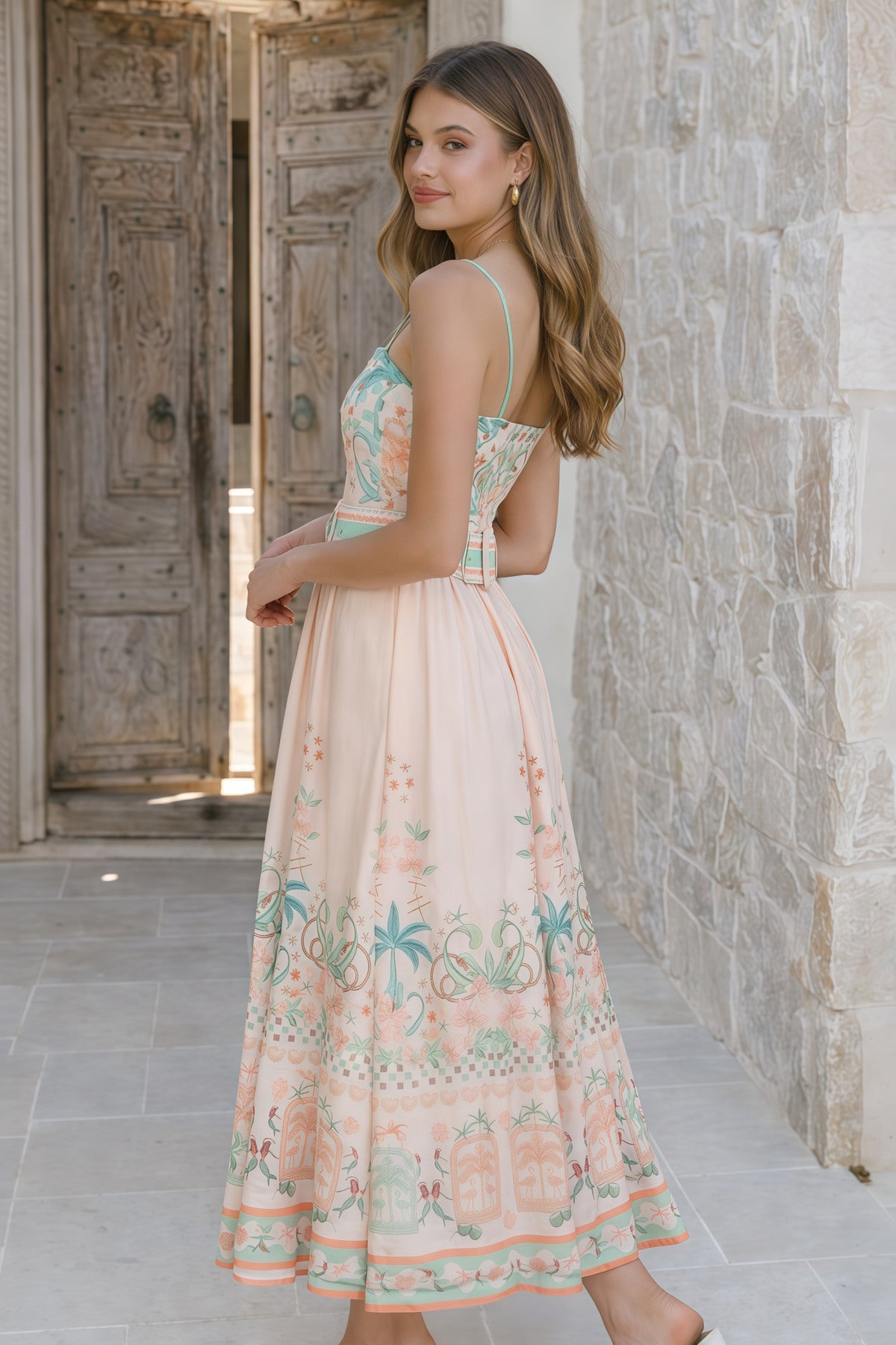 Pastel Pink Sun Dress