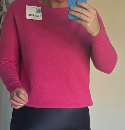 Pink soft knit sweater