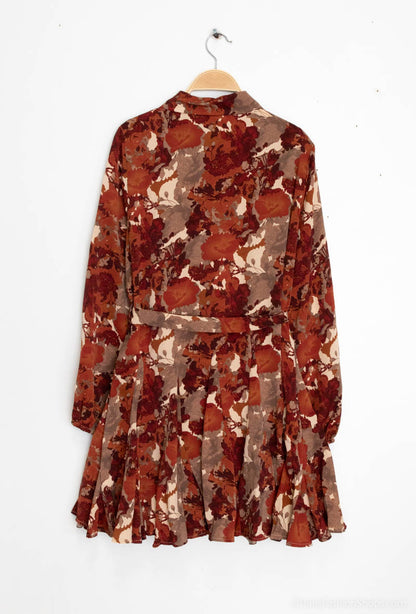 Rust Mix Dress