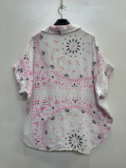 White Paisley Shirt