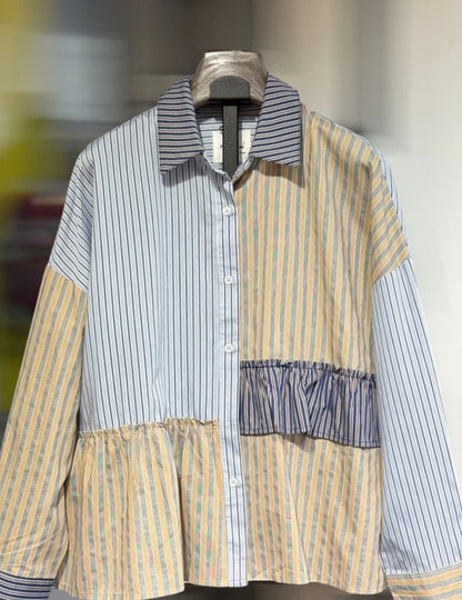 Sky Blue print Shirt