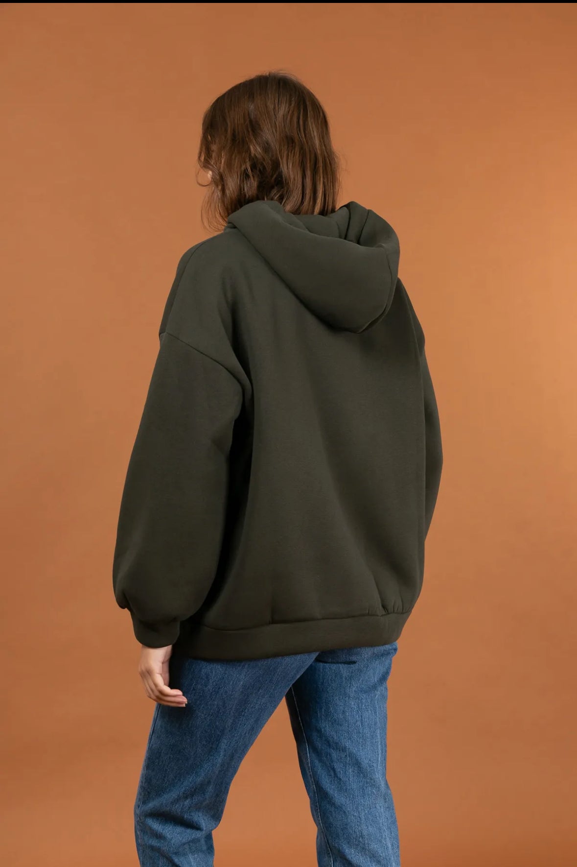 Heart Hoody Khaki
