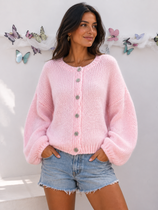 Soft pink cardi