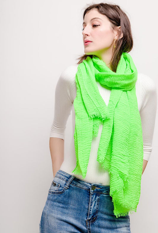 Green Flash Light Scarf