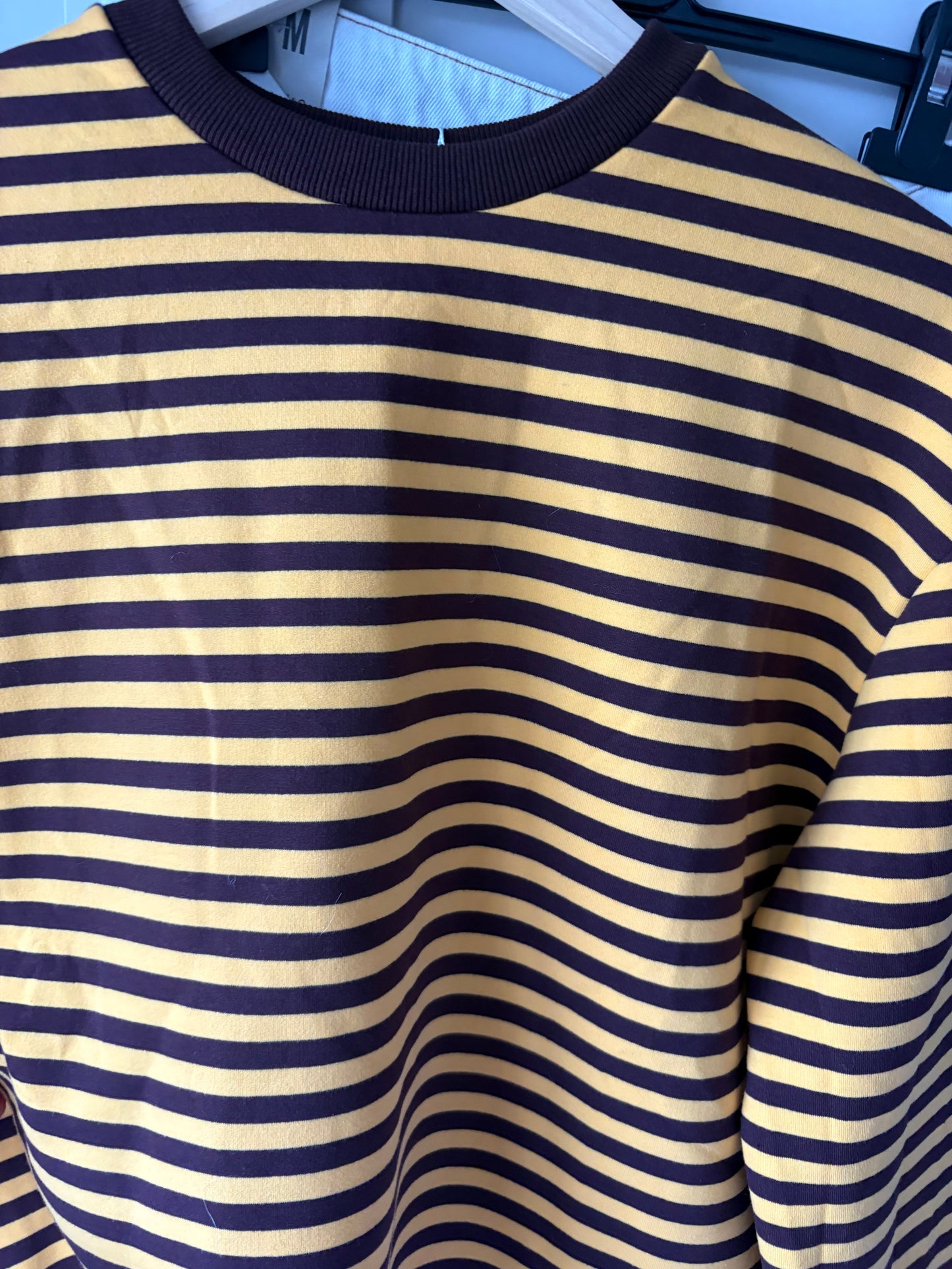 Oversized Stripe Sweatshirt