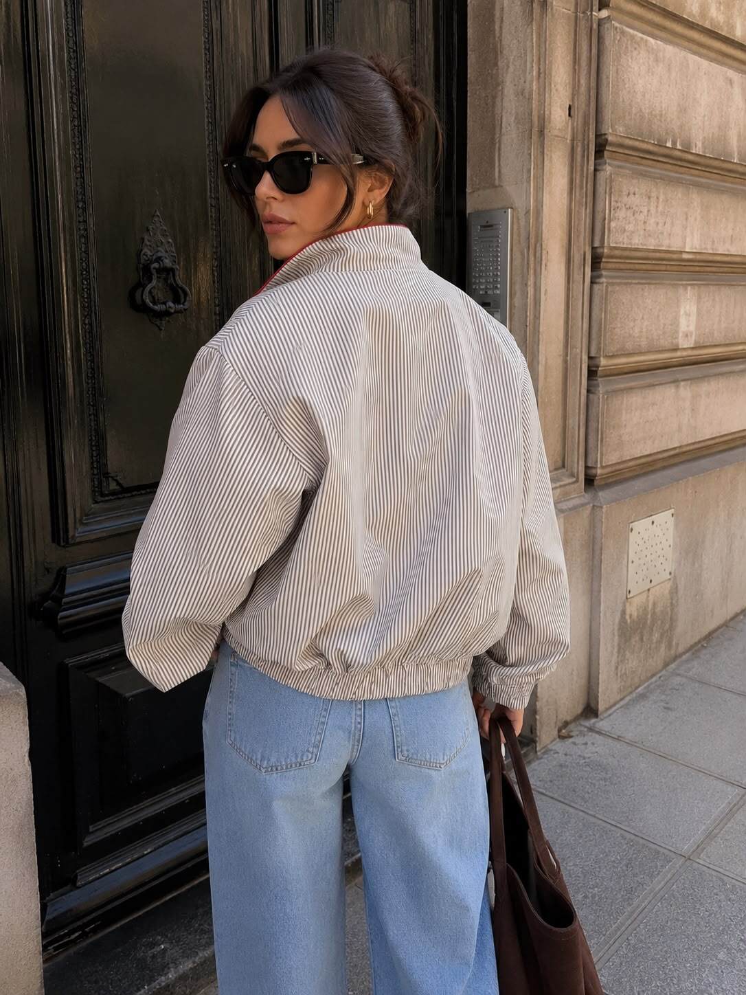 Heart Bomber Taupe
