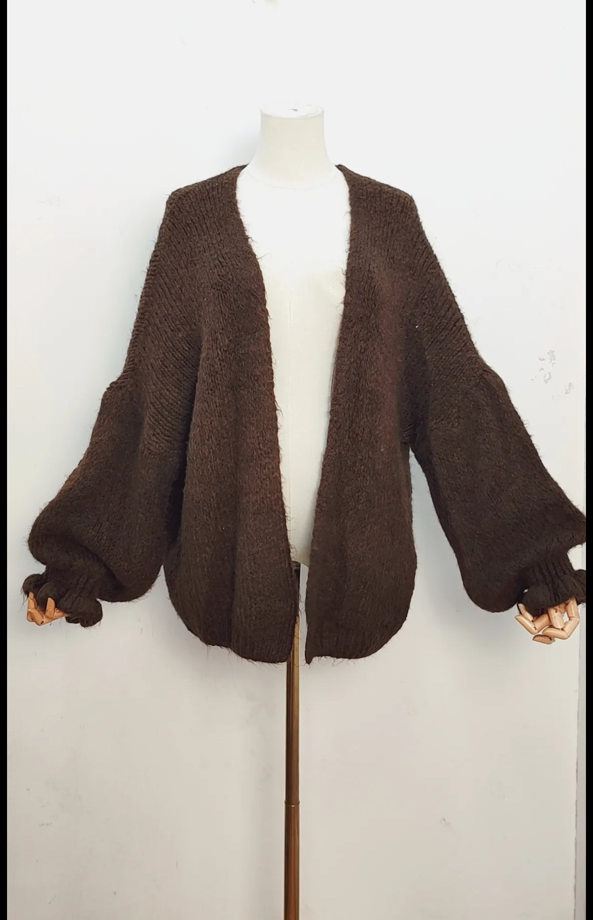 Chocolate soft knit