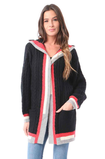 Cable Knit Hoody