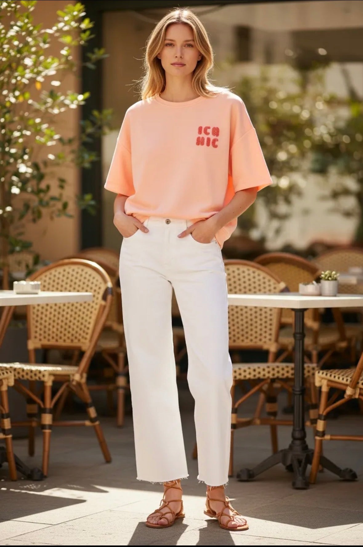 Iconic Sweatshirt Apricot