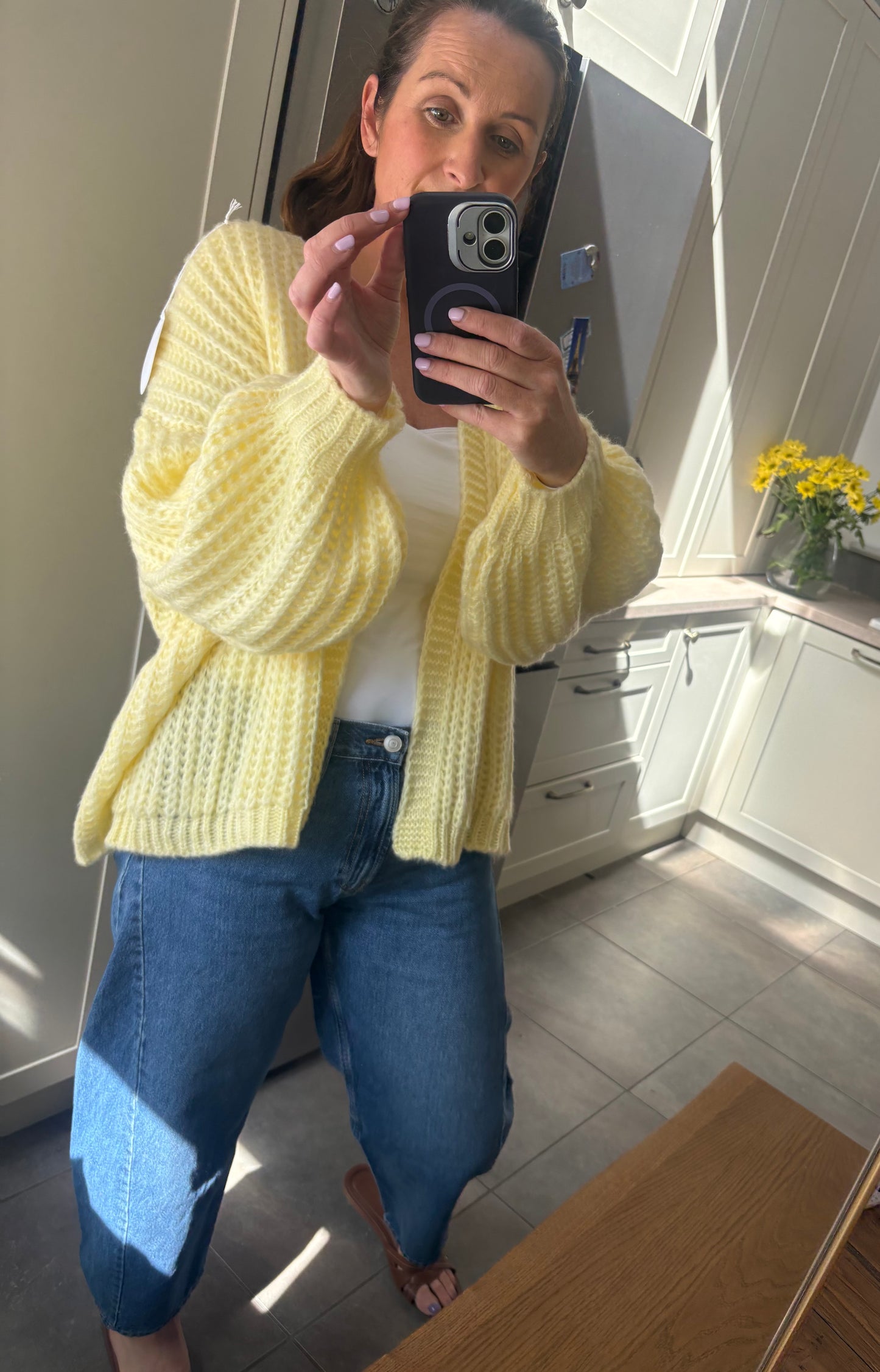 Lemon Open Knit