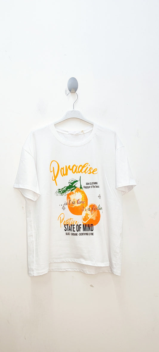 Paradise Orange T Shirt
