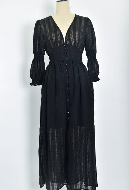 Black Mesh Dress