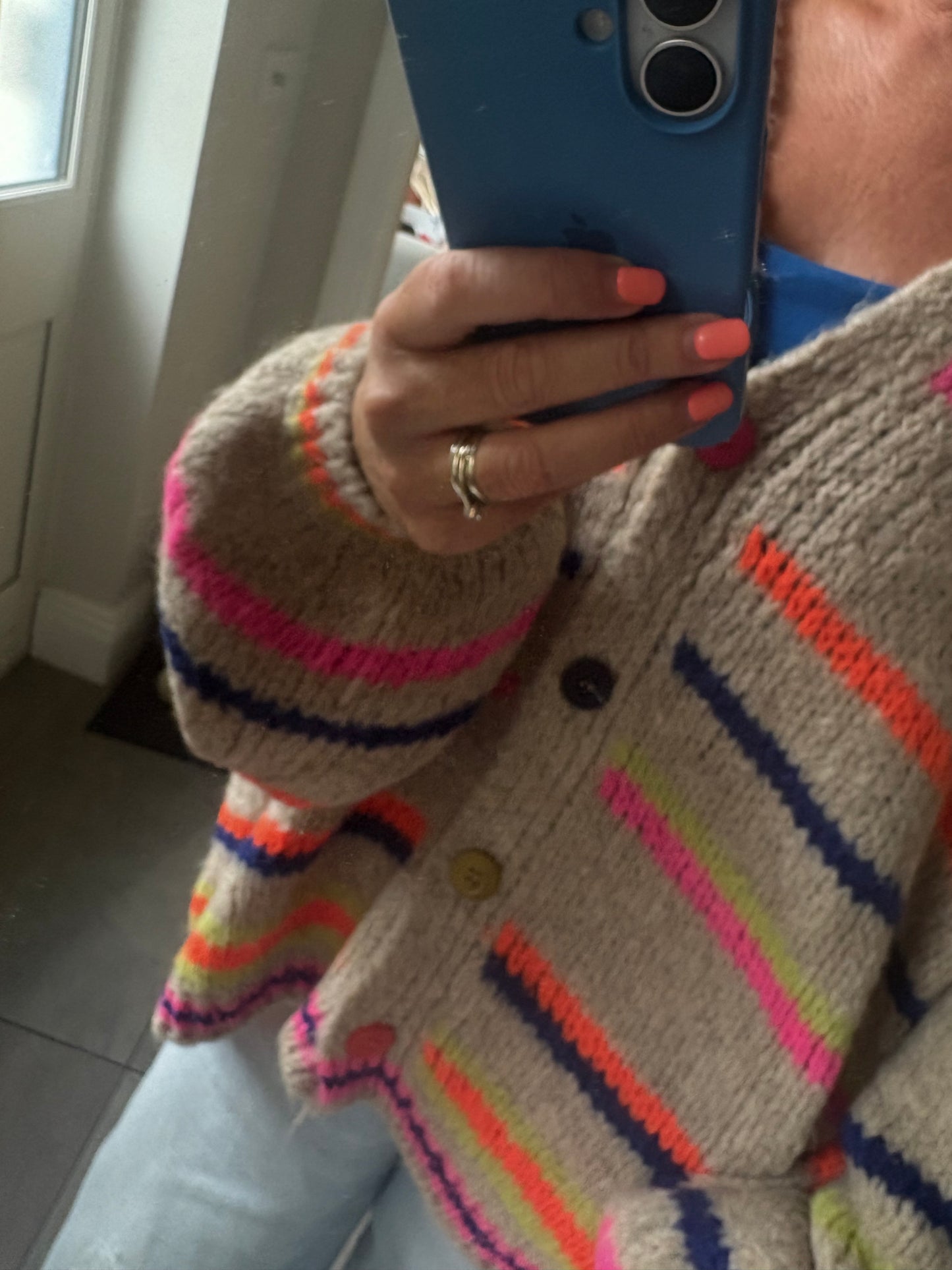 Multi Striped Cardi