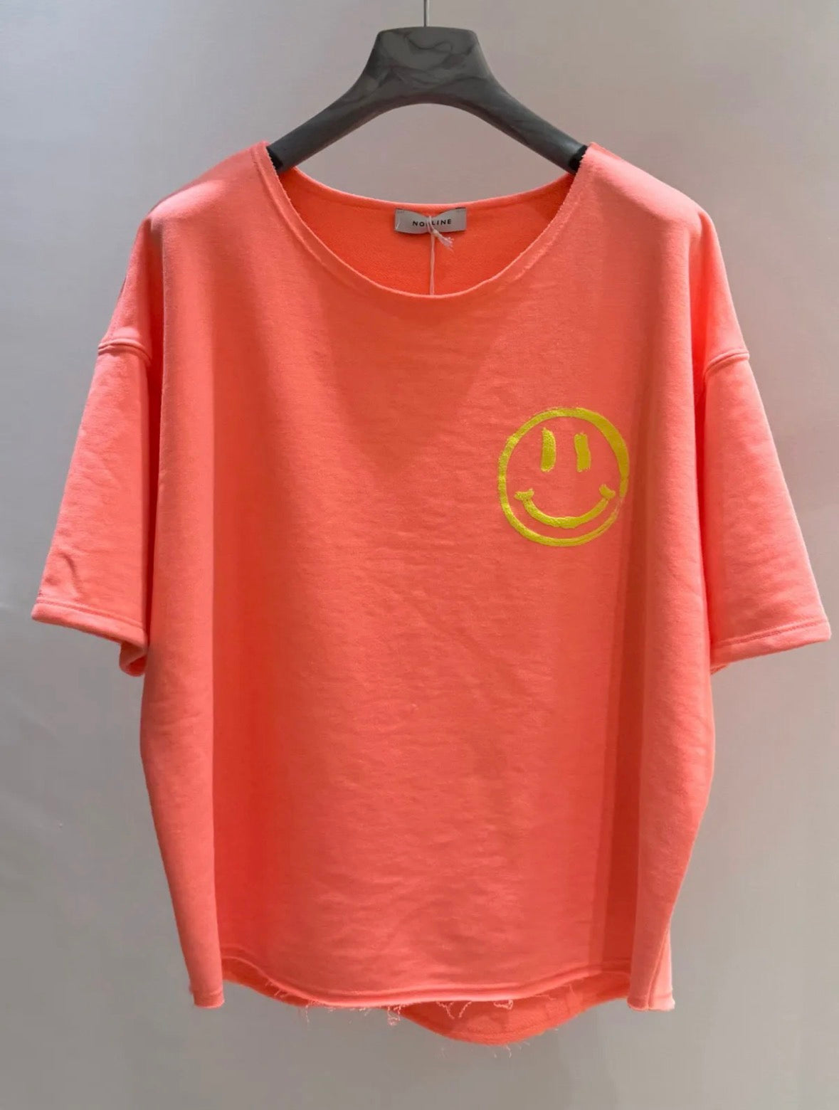 Smiley t-shirt Coral