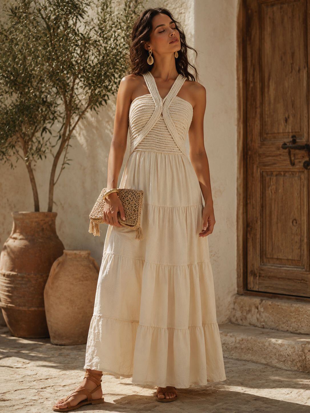 Beige dreamy maxi