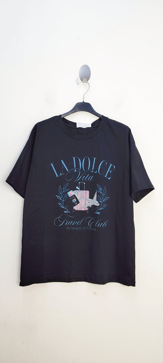 Cotton classic t black
