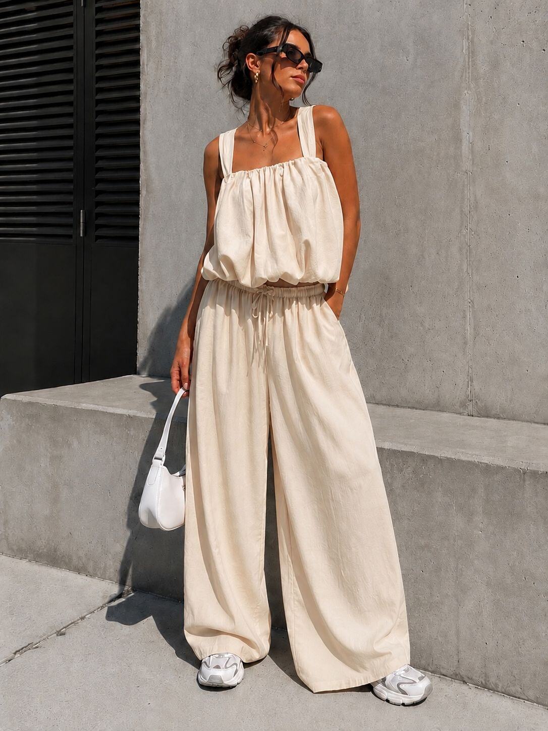 Beige long Co-ord