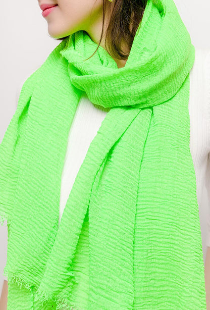 Green Flash Light Scarf