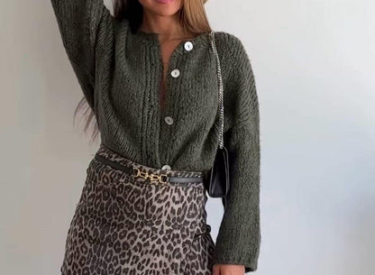 Soft Khaki cardi