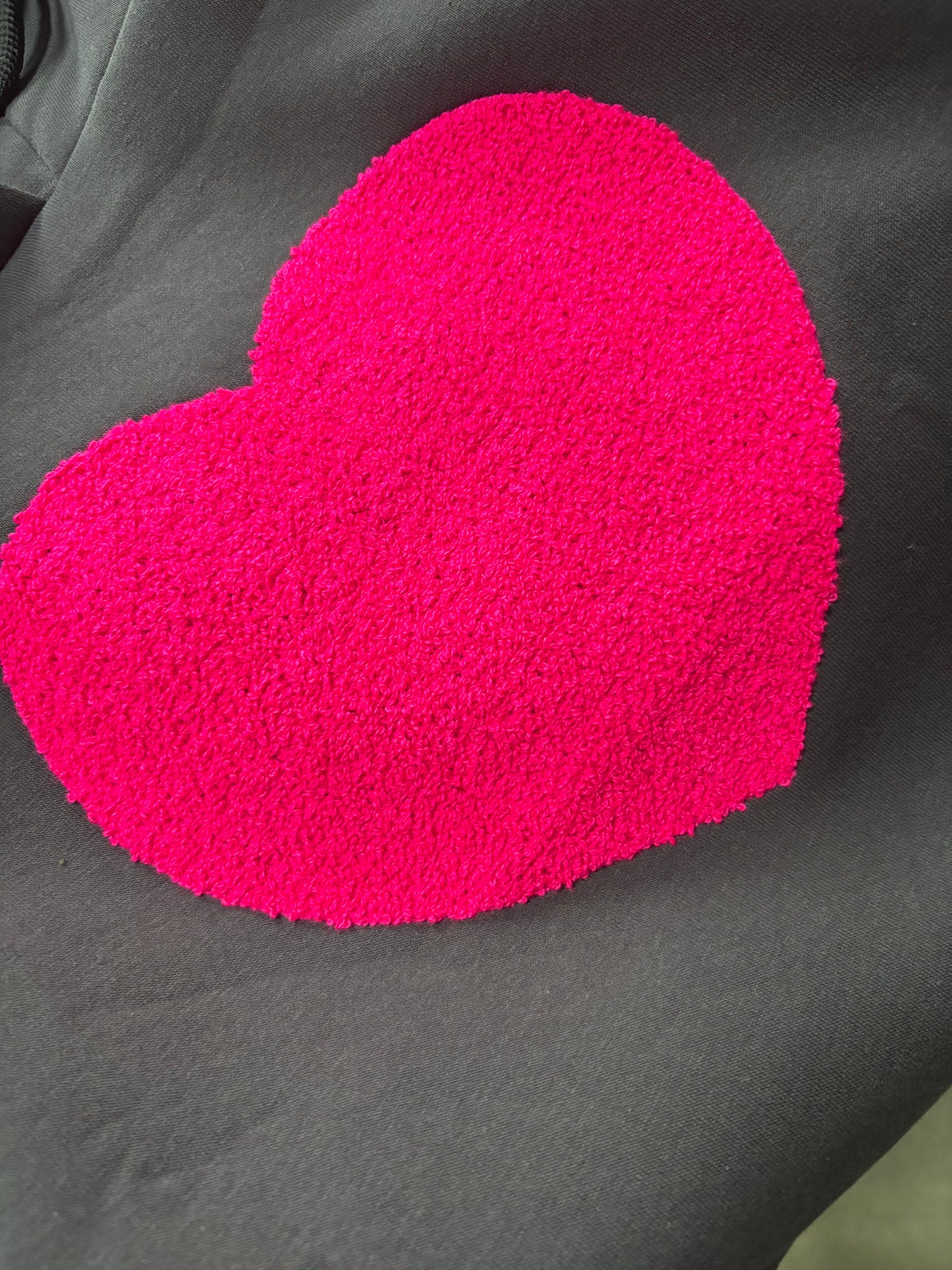 Heart Hoody Dark Grey