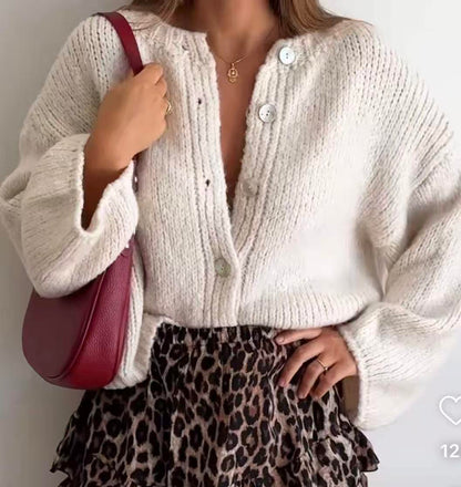 Soft ecru cardi
