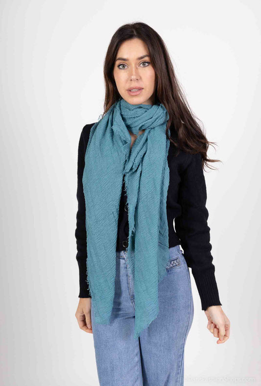 Teal Light Scarf